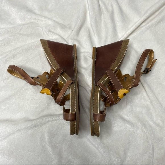 L'Artiste by Spring Step Ronella Multi Strap Leather Wedge Sandals - Picture 14 of 16